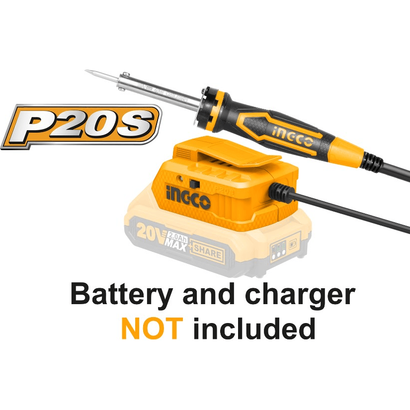 Ingco CSILI2001 20V Cordless Soldering Iron - KHM Megatools Corp. Ingco CSILI2001 20V Cordless Soldering Iron - KHM Megatools Corp.
